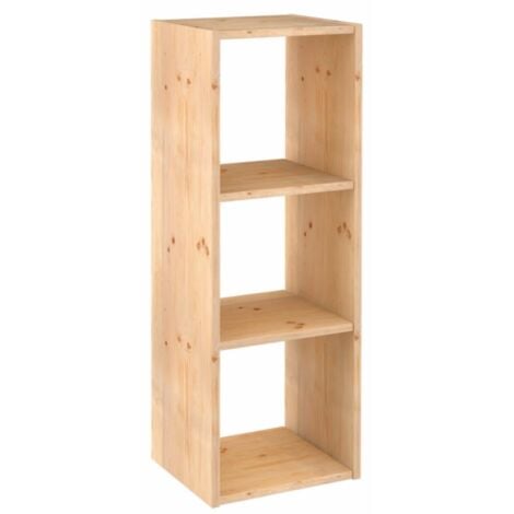 Estanteria modular dinamic 3 cubos 105,4 x 36,2 x 33 cm