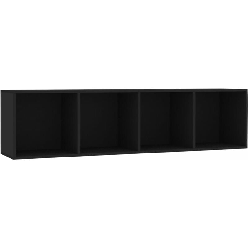 

Estantería/Mueble para TV 143x30x36 cm Negro - Negro - Vidaxl