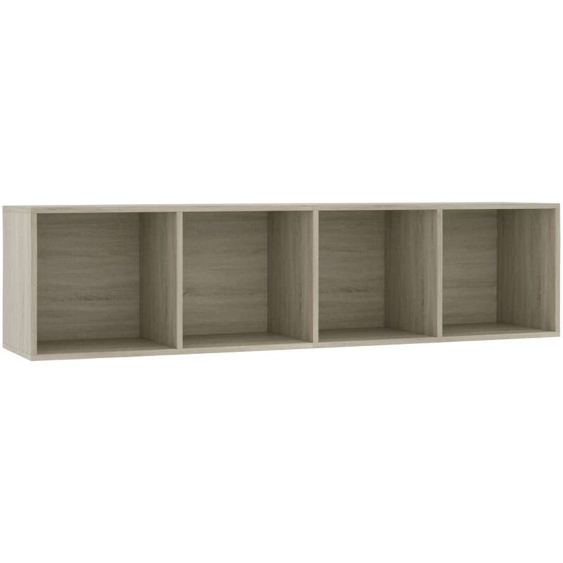 

vidaXL Estantería/Mueble para TV 143x30x36 cm Color Roble Sonoma - Marrón