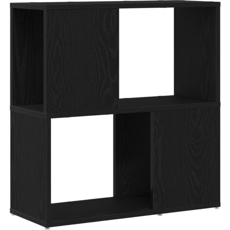 Estantería  Negra Roble 60x24x63 cm Madera vidaXL