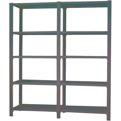 Estantería OFFICLICK 5/300 metal i+a antracita/antracita
