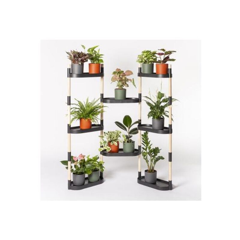 

Estantería para plantas color negro CitySens 4 bandejas