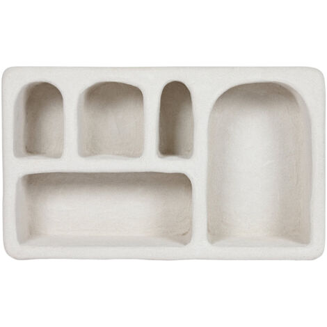 Estanteria Pared Abeto Mdf 80X18X48 Blanco