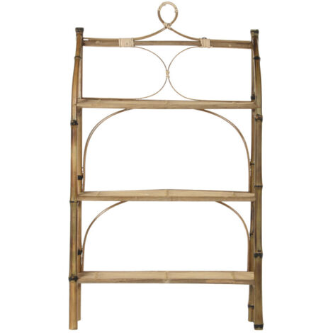 Estanteria Pared Ratan Bambu 62X15X103 3 Est, MB181119