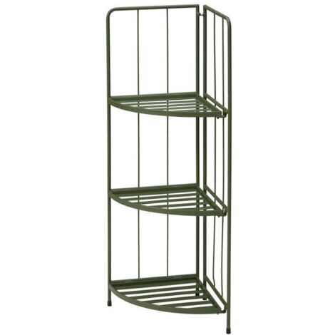 ESTANTERIA PLEGABLE ESQUINA 42x30x90 CM NEGRA