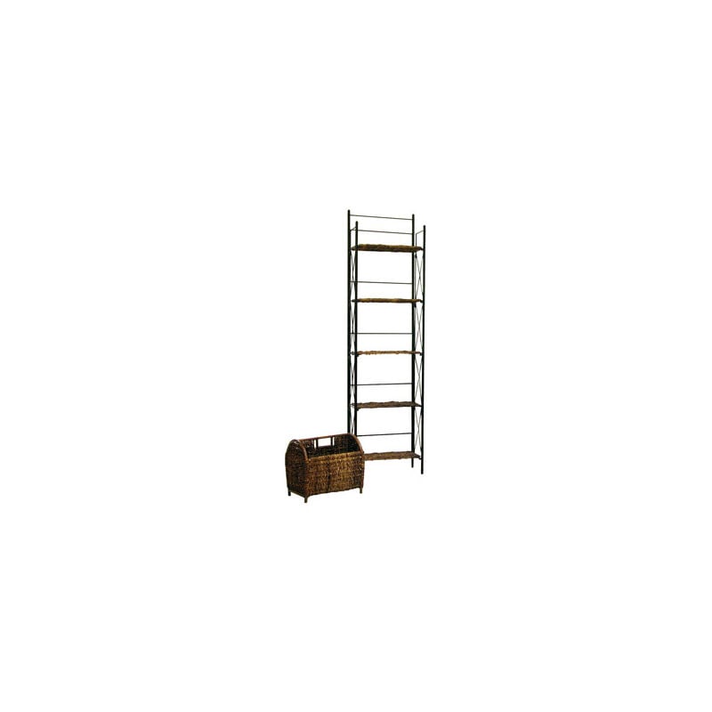 

Estanteria plegable mimbre 168 X 46 X 21 CM Cristallpor