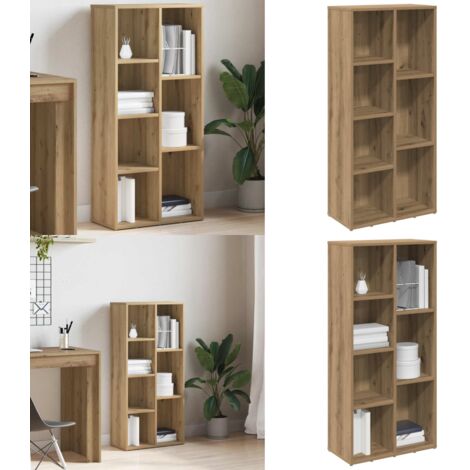 Estantería roble artisan 50x25x104 cm - Estantería de madera - Estantería decorativa