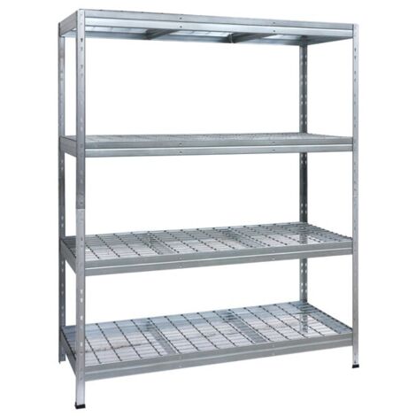 ESTANTERIA S/T 4B GALVANIZADA - 180X150X60