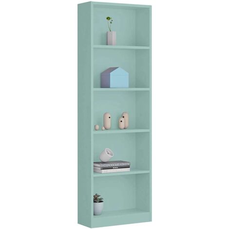 Estanteria seis baldas Children en verde 180 cm(alto)52 cm(ancho)25 cm(fondo). .