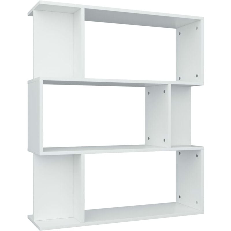 

vidaXL Estantería/Separador de Ambientes Aglomerado 80x24x96 cm Blanco - Blanco