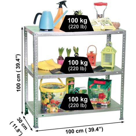 Estantería SIMONCLASSICS Comfort plus 3/300 1000 galvanizado