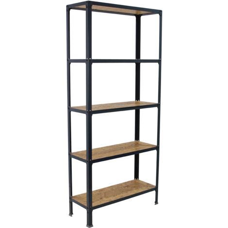Estantería Simonhome click wood plus 5/400 antracita/osb