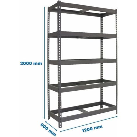 Estantería SIMONRACK Ecoforte 1206-5 gris