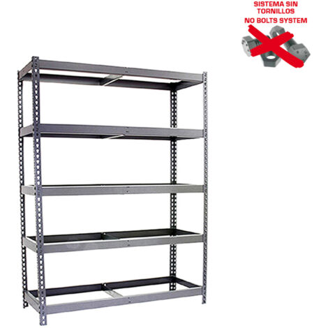 Estantería SIMONRACK Ecoforte 1804-5 Galvanizada sin bandejas