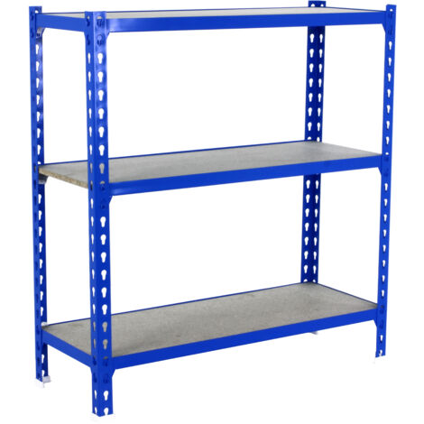 Estantería SIMONRACK Maderclick plus 3/400 900 azul/madera
