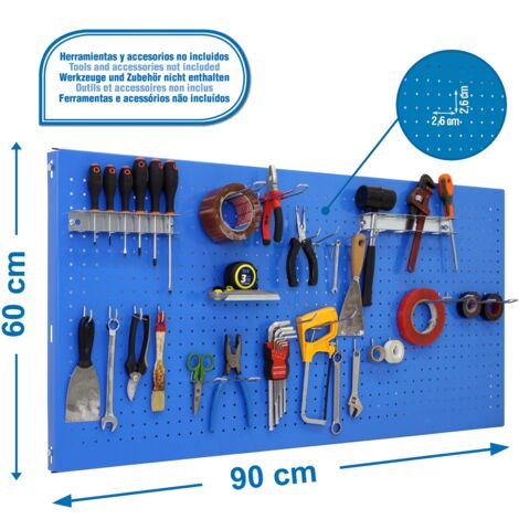 Estantería SIMONRACK Panelclick 900x600 azul + 22 hook + 3 acce
