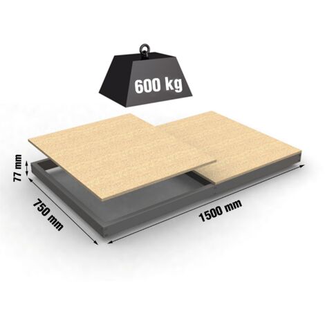 Estantería SIMONRACK Simonforte ea 1507 chipboard gris
