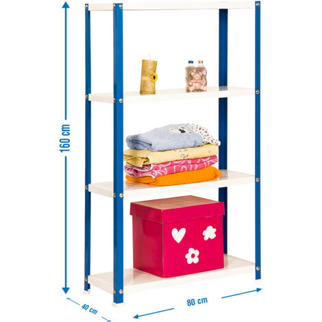 Estantería SIMONRACK Simonhome classic mini 4/400 azul/blanco