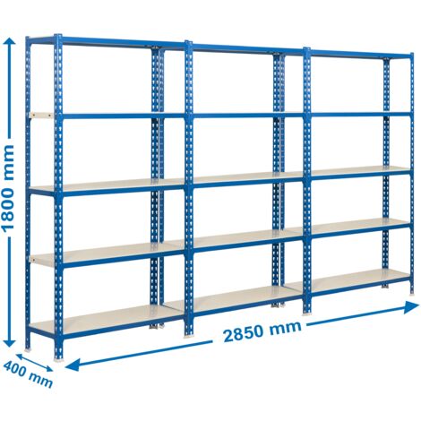 Estantería SIMONRACK SimonrackPack 3 simonclick 5/400 azul/blanco