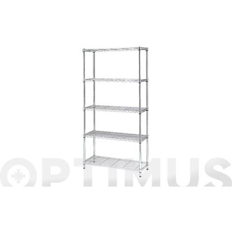 ESTANTERIA STYLO METALICA 90 X 90 X 35 CM - 10003
