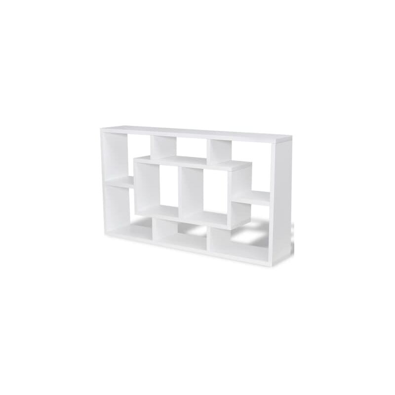 

Estanteria suspendida con 8 compartimentos, color blanco