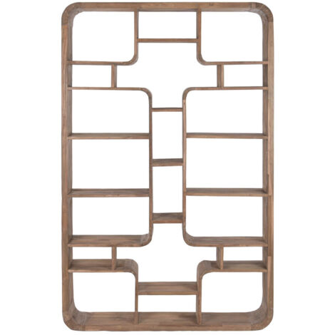 Estanteria Teca Reciclada 140X30X220 Natural
