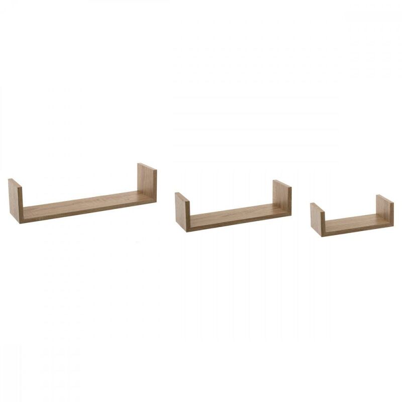 

Estanteria de pared de madera lote de 3