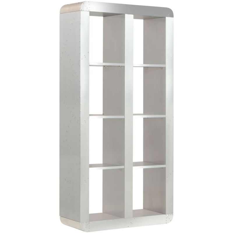 

vidaXL Estantería Vintage de Estilo Aviador 160 cm - Plateado
