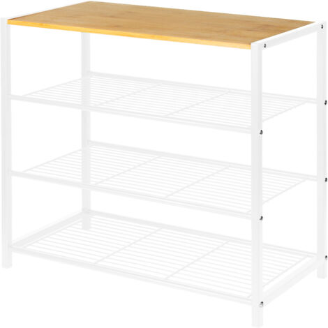 Estantería zapatera de 4 niveles 80x30x56cm BRUNBESTE BB-3557