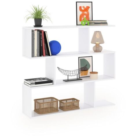 Estantería Zoe Low Blanco Brillo (ancho) x 97cm (alto)