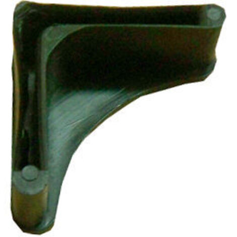 Estanterías de plástico negro de 35cm