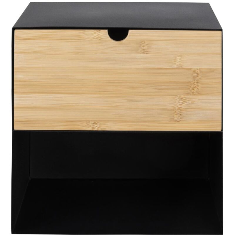 

Aloft: Estanterías modulares, mesita de noche suspendida - Negro