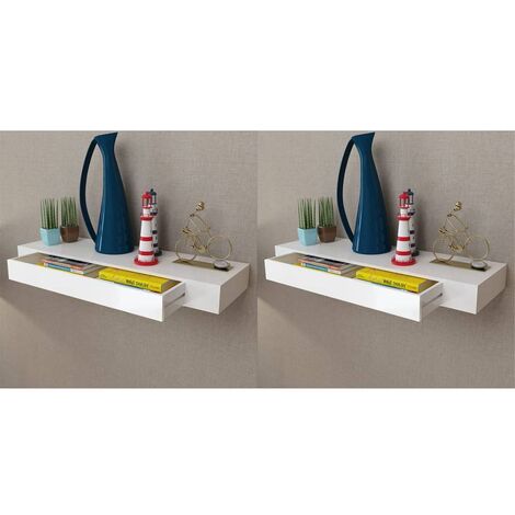 Armario de cocina de pared de madera y puerta de vidrio blanco vidaXL157302