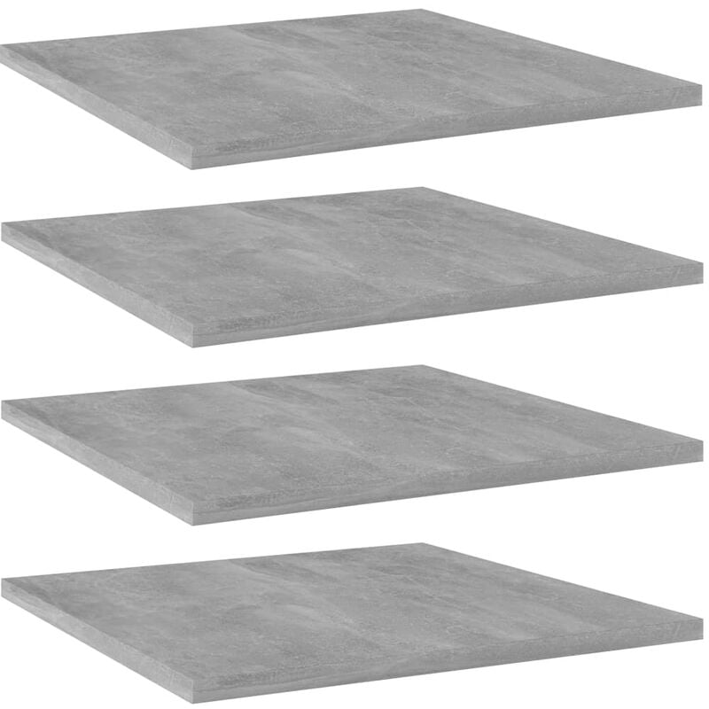 

Estantes estantería 4 uds aglomerado gris hormigón 40x40x1,5 cm