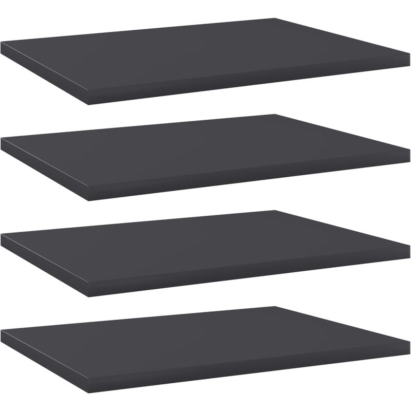

Estantes para estantería 4 uds aglomerado gris 40x30x1,5 cm