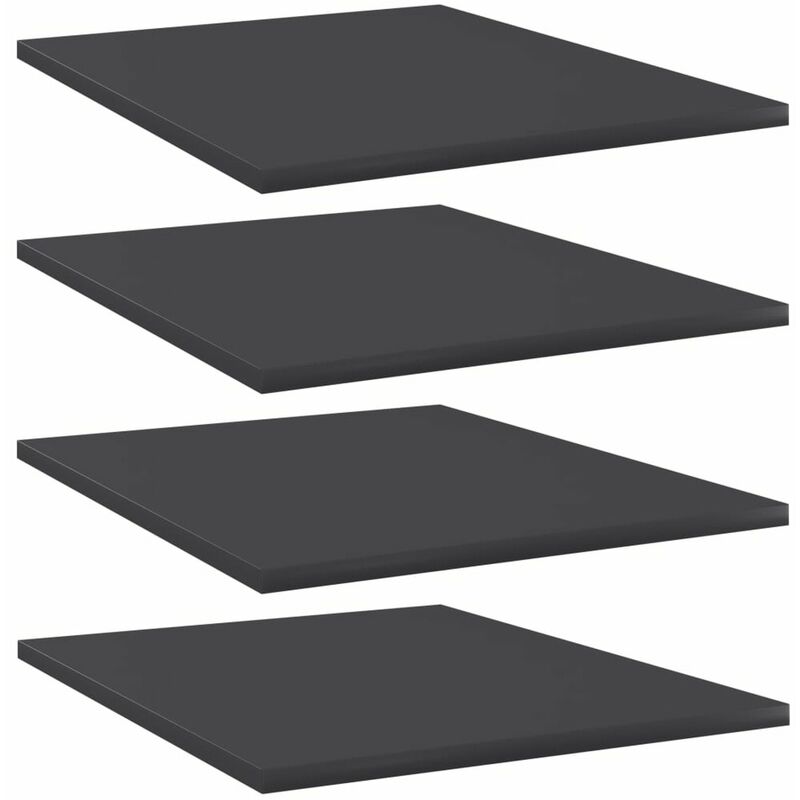 

Estantes para estanteria 4 uds aglomerado gris 40x50x1,5 cm