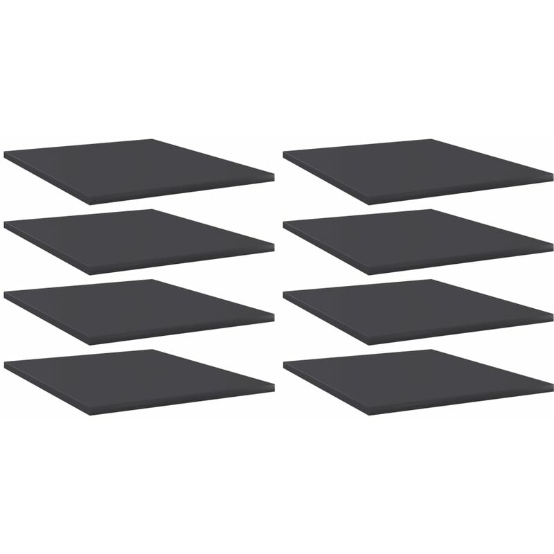 

Estantes para estantería 8 uds aglomerado gris 40x50x1,5 cm