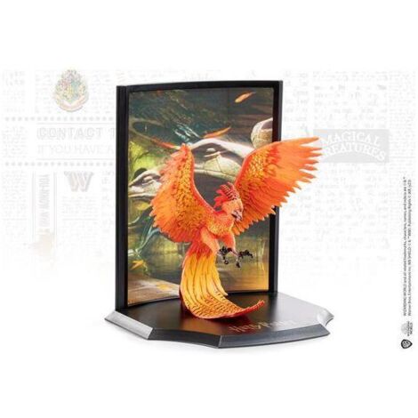 Estatua Fawkes Fawkes to the Rescue Harry Potter 13cm