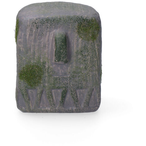 Estatua Gris 9x8x9,5cm