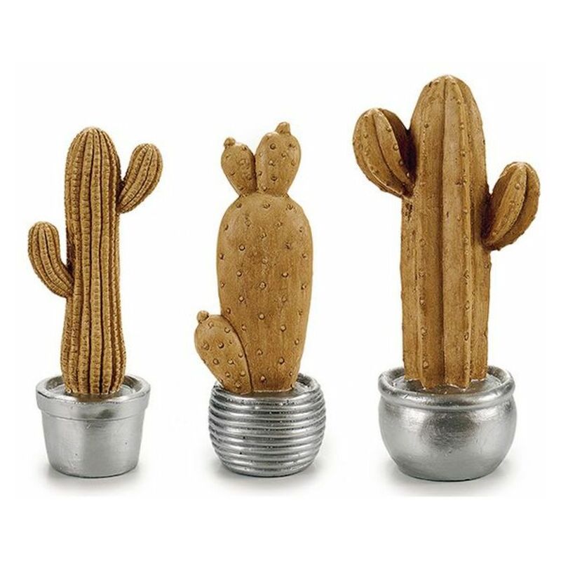 

Estatuas de jardín Resina Plata Cactus