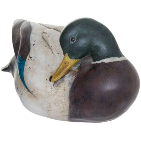 Estatuilla de pato en vitto L28,5cm - Atmosphera créateur d'intérieur