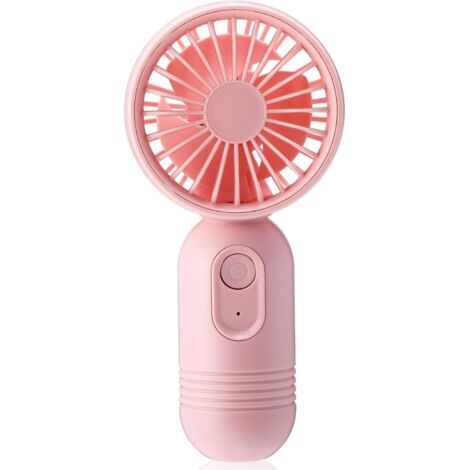 Este mini ventilador portátil es de tamaño reducido y perfecto para usar en la oficina y durante los viajes.