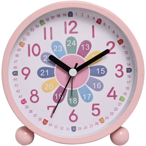Este pequeño despertador analógico de viaje, que funciona con pilas, es silencioso y no emite tictac, ofrece iluminación bajo demanda, tiene función de repetición de alarma y te despierta suavemente.