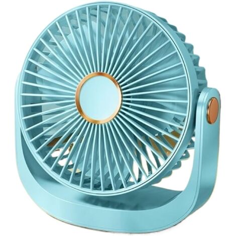 Este secador de pelo portátil y silencioso está equipado con una luz nocturna y una batería recargable por USB (azul).