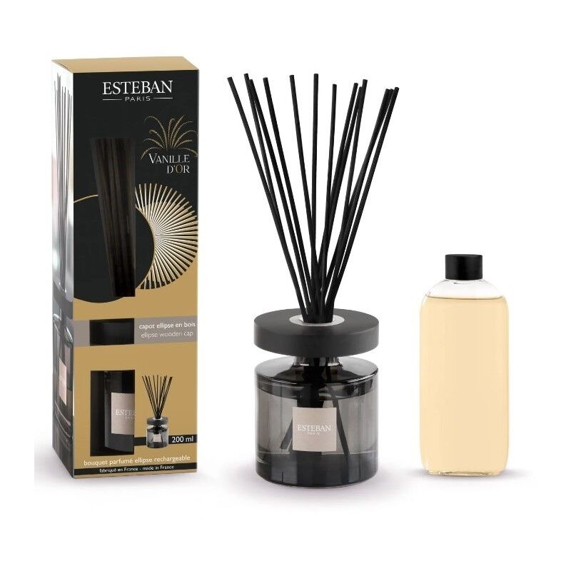 Esteban - Bouquet parfumé Ellipse Vanille d'or 200 ml