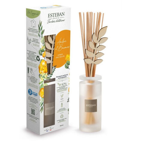 Esteban - Bouquet rechargeable ambre et baumes 100 ml ambre et baumes