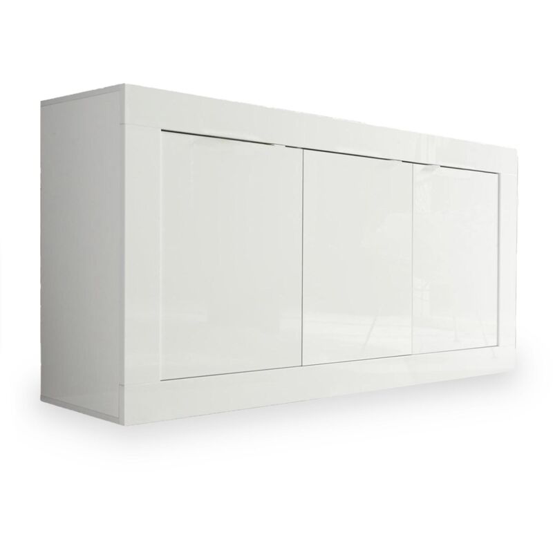 Esteban - Buffet 3 portes blanc