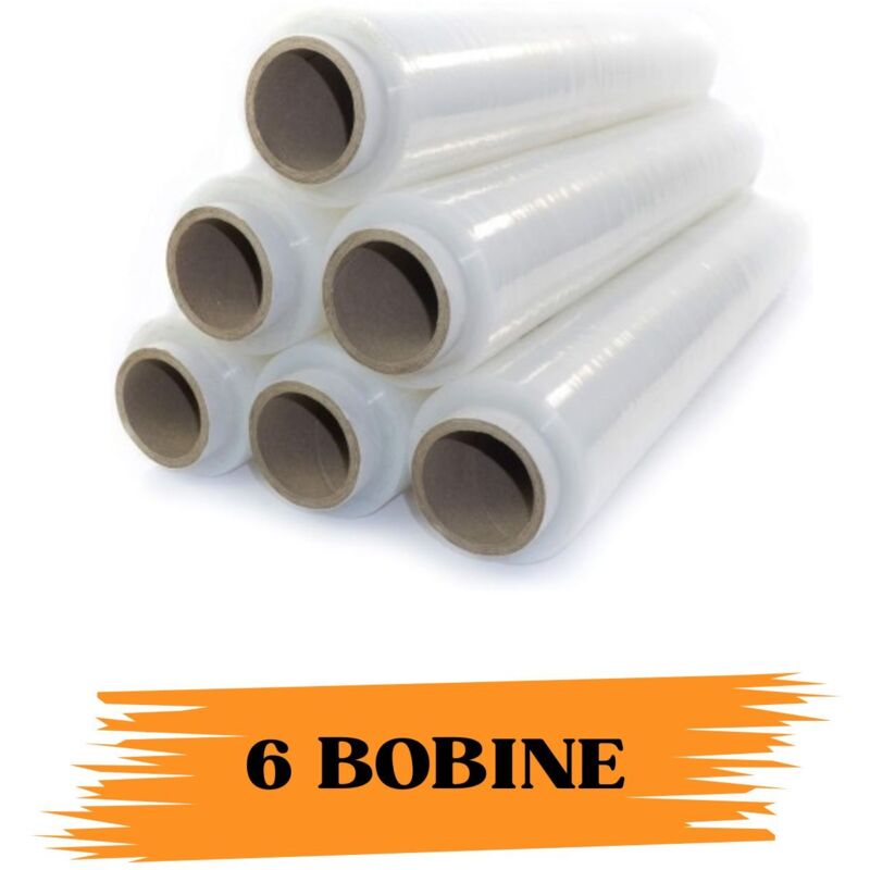 Estensibile Imbal Trasp D3.5cm 50cmx185m 2.2Kg 6 Bobine EcoPrice®
