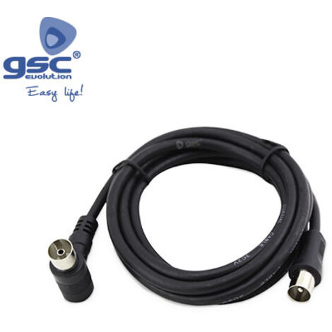 Estensione coassiale TV a strati Nero 1.5M GSC 002602972