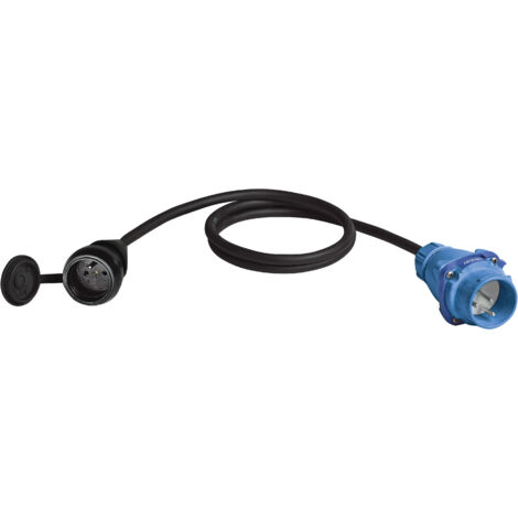 Estensione elettrica con spina MARECHAL impermeabile 30A e presa - 1,5m H07RN-F 3G2,5